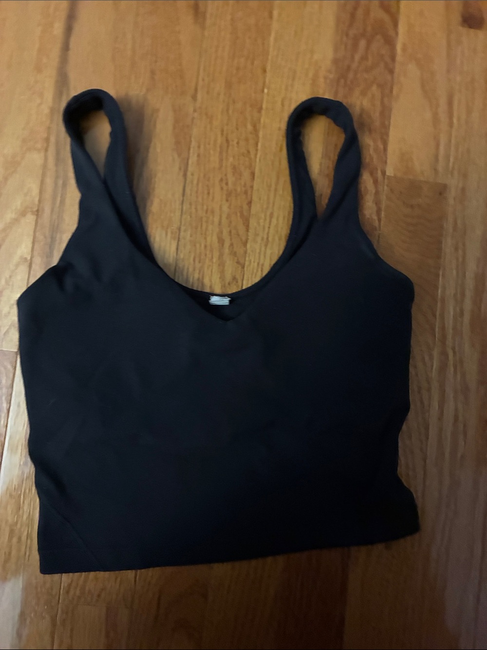 lululemon athletica Black Align Tank - Supportive Crop
